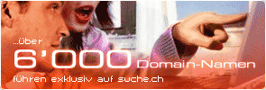 &Uuml; 6000 Domains f&uuml;hren auf suche.ch